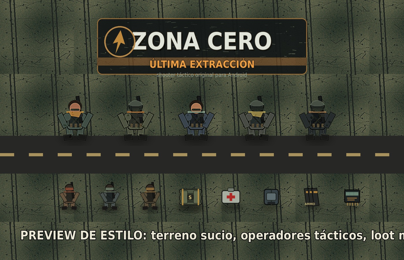 Estilo visual de Zona Cero: Ultima Extraccion